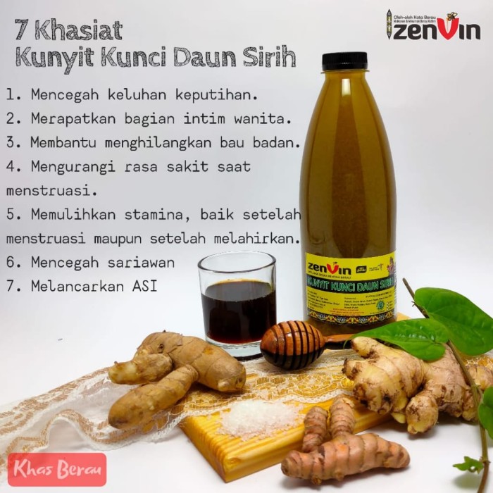 manfaat kunyit asam sirih