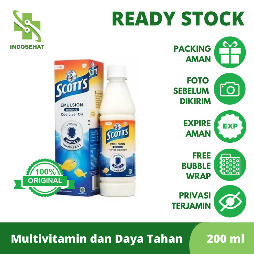 emulsion scotts ikan minyak scot 400ml jeruk ml dha kesihatan alternatif multivitamin gogobli ceriasihat tokopedia