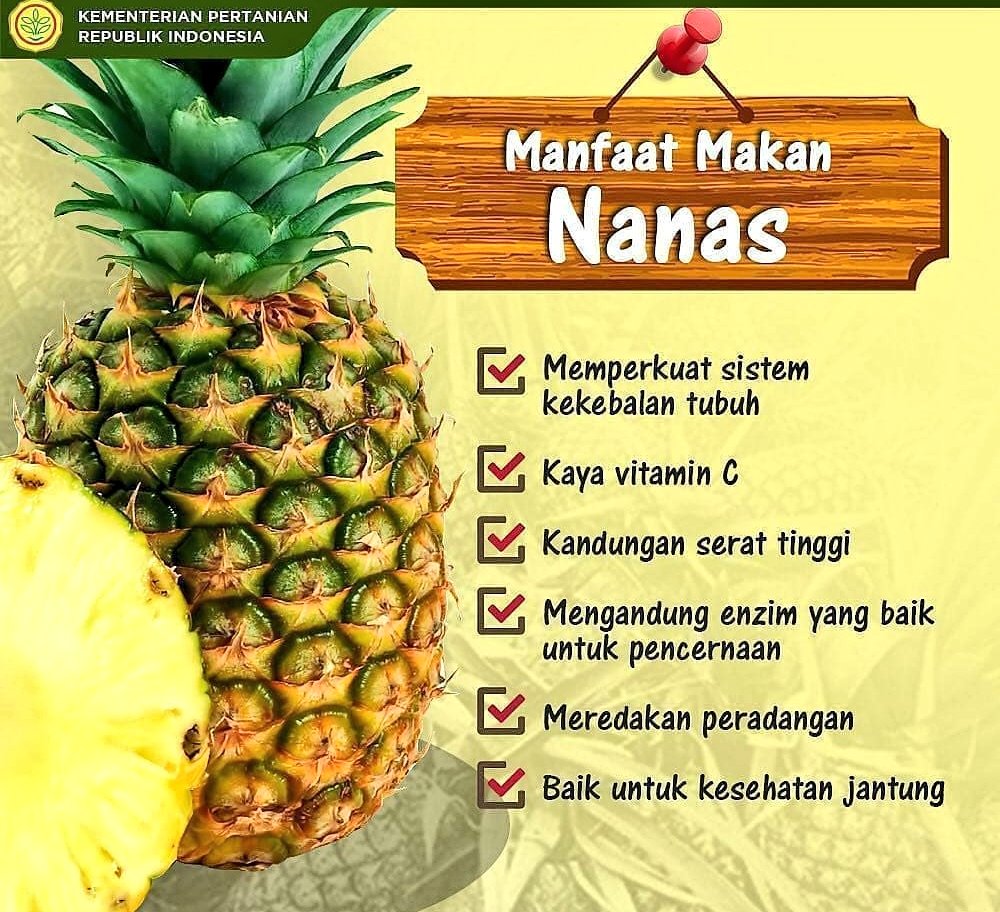 manfaat nanas madu untuk wanita