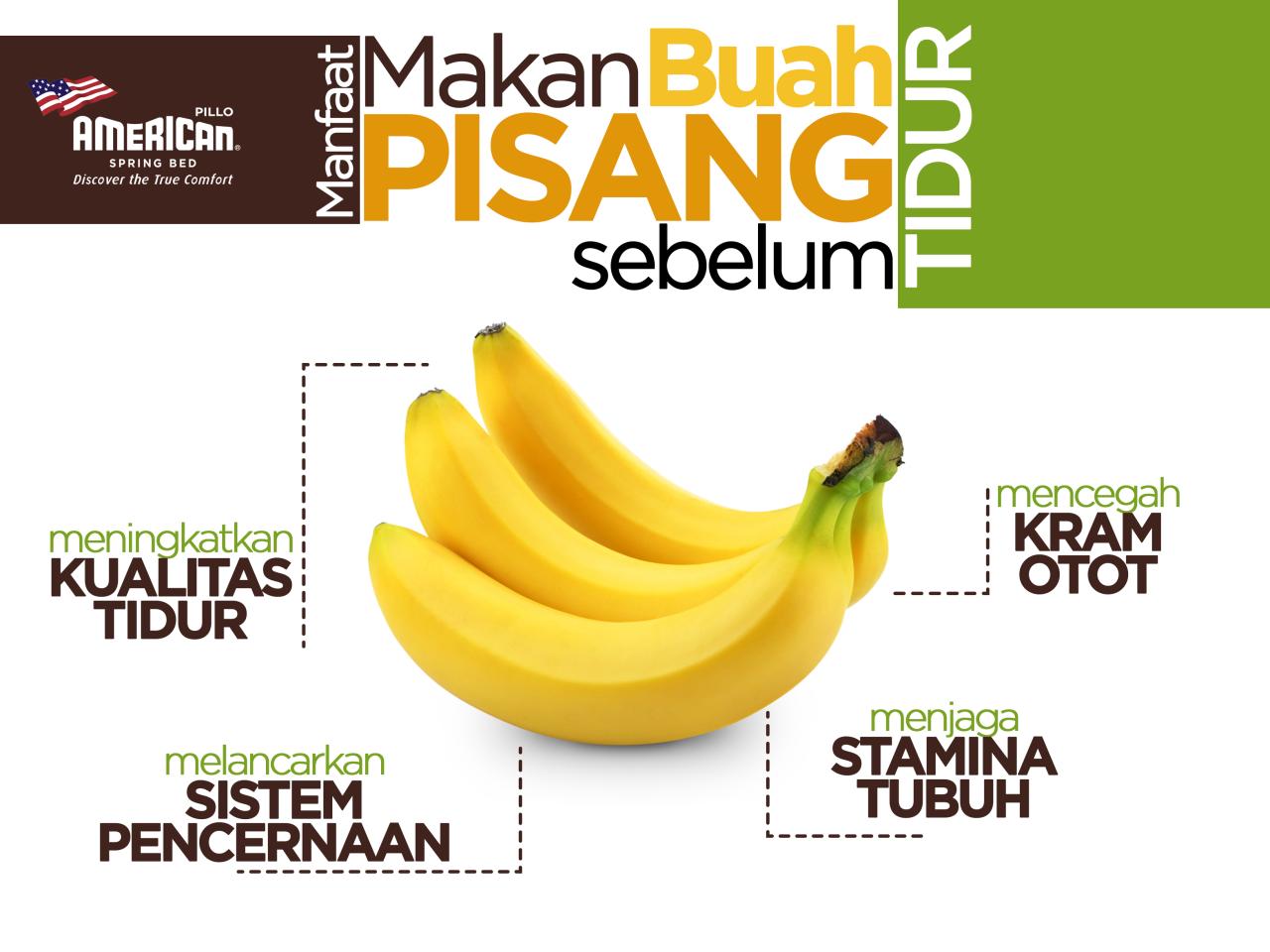 pisang manfaat pagi energi setiap antaranya