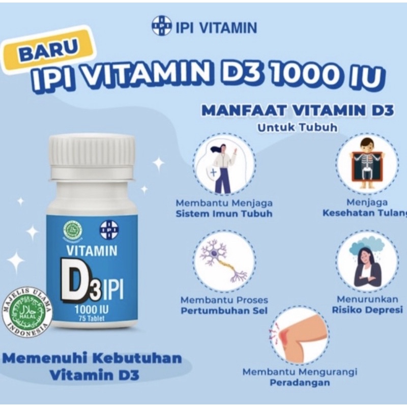 manfaat vitamin d3 1000 iu