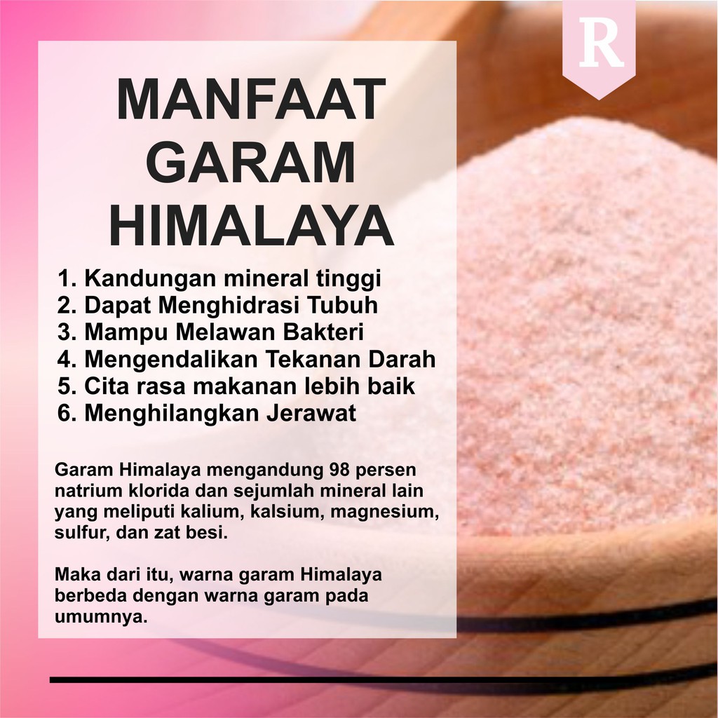 garam himalaya manfaat kandungan nutrisi sehat