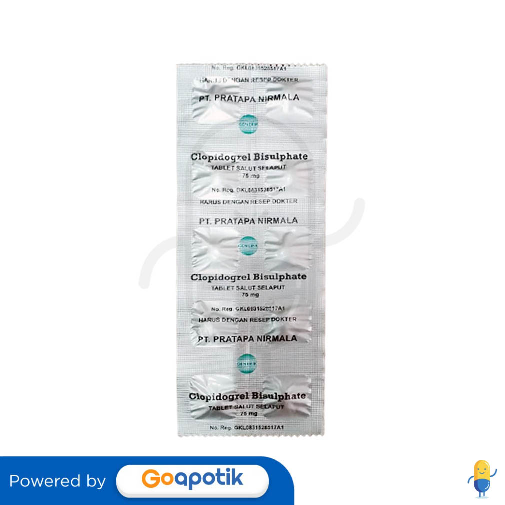 manfaat obat clopidogrel bisulfate 75 mg terbaru