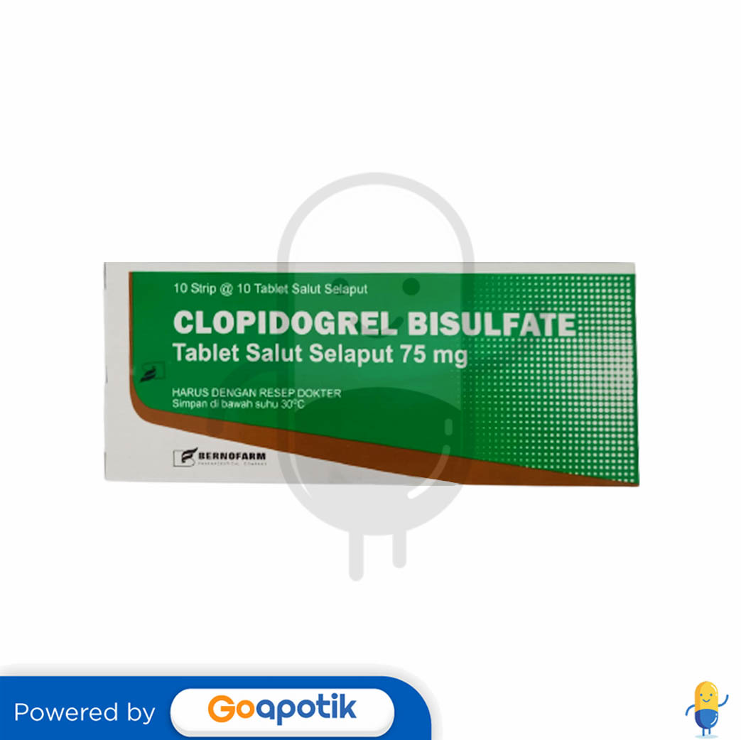 manfaat obat clopidogrel bisulfate 75 mg