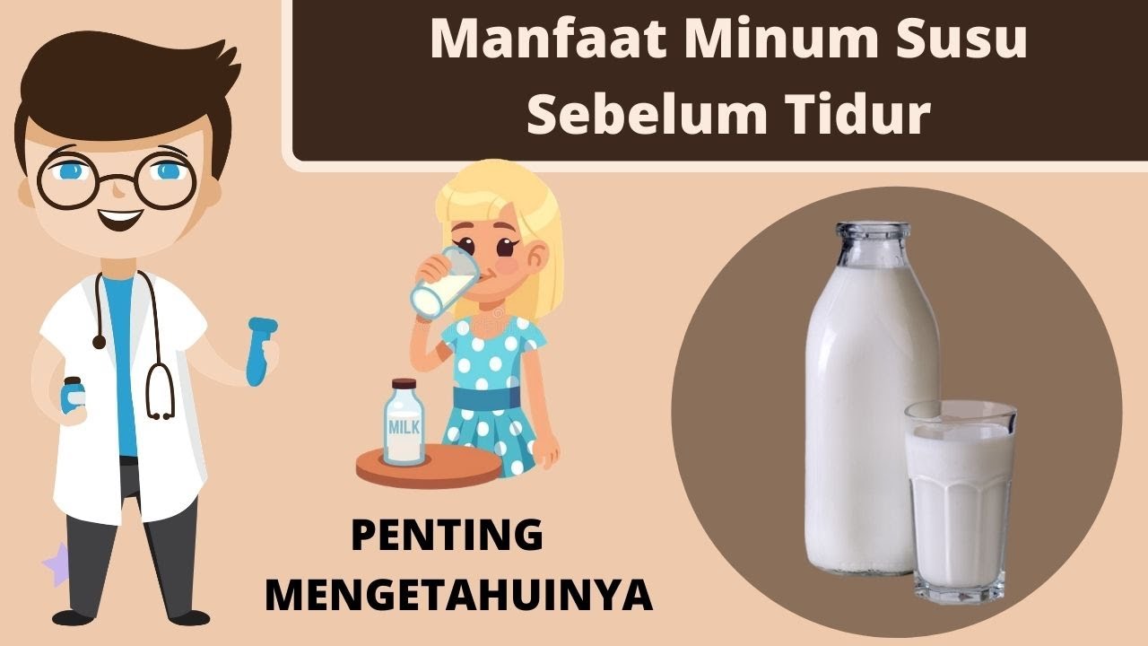 manfaat minum susu sebelum tidur